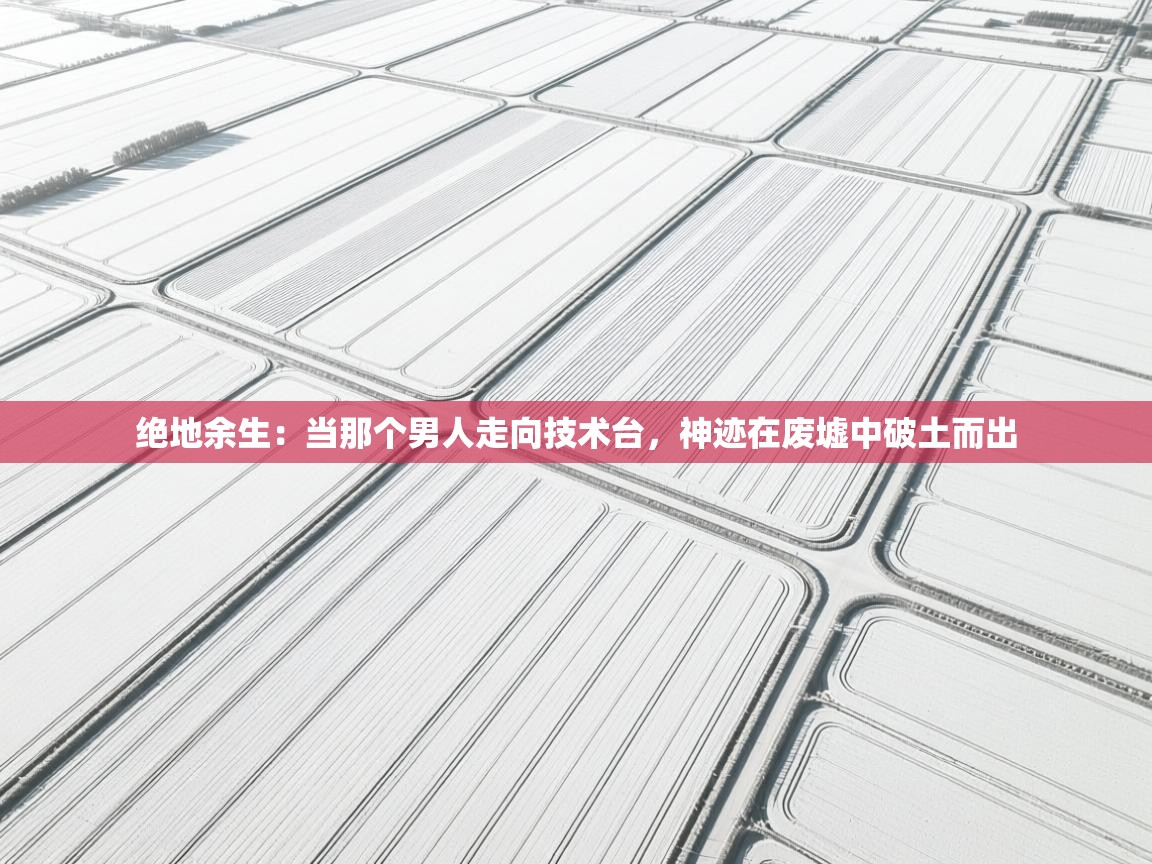 绝地余生：当那个男人走向技术台，神迹在废墟中破土而出